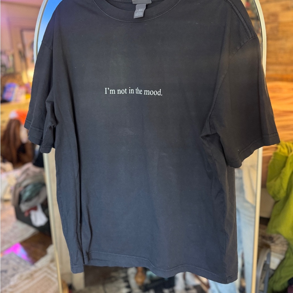 H&M Black Statement Tee